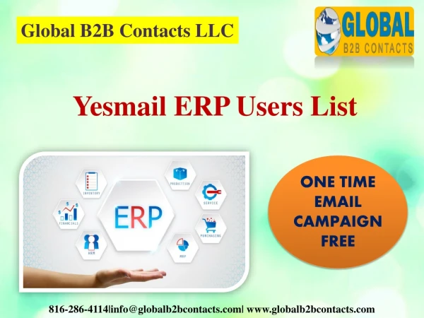 Yesmail ERP Users List