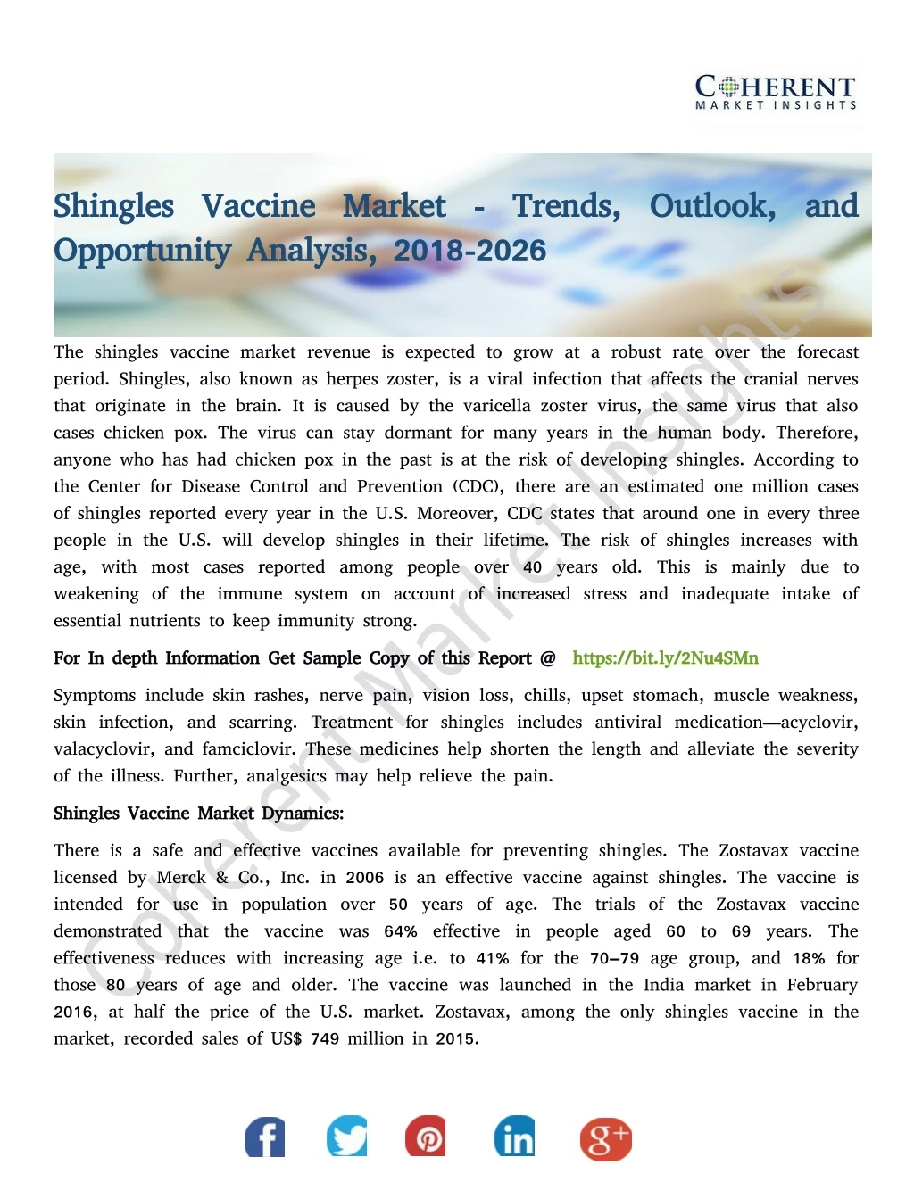 shingles vaccine market trends outlook
