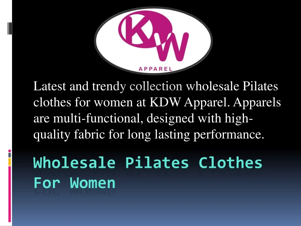 wholesale pilates clothes for women
