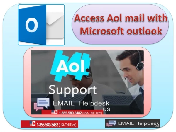 Access Aol mail with Microsoft outlook.