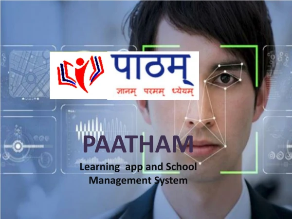 attendance management system using face recognition-Paatham