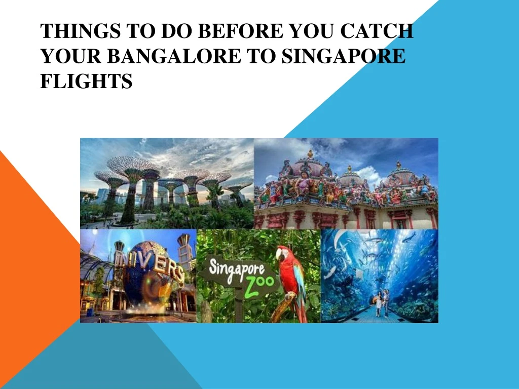 things to do before you catch your bangalore to singapore flights
