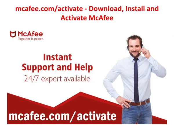 mcafee.com/activate - Download, Install and Activate McAfee