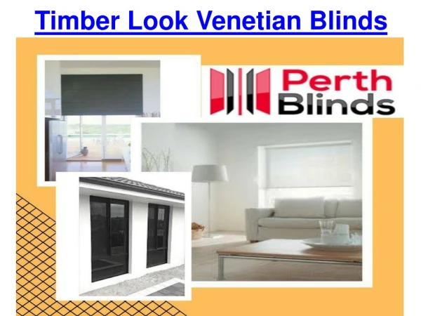 timber look venetian blinds