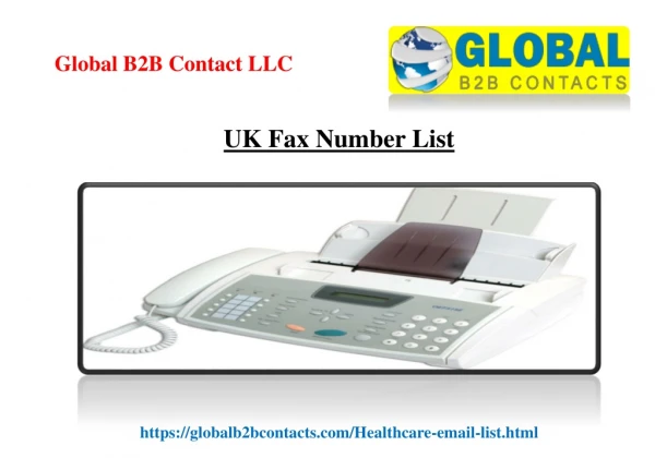 UK Fax Number List