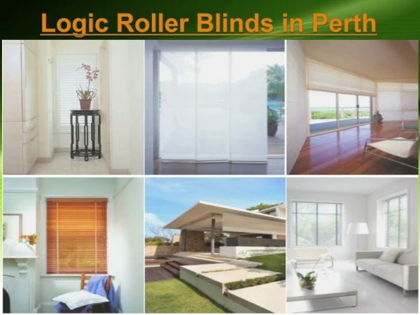 Logic Roller Blinds in Perth
