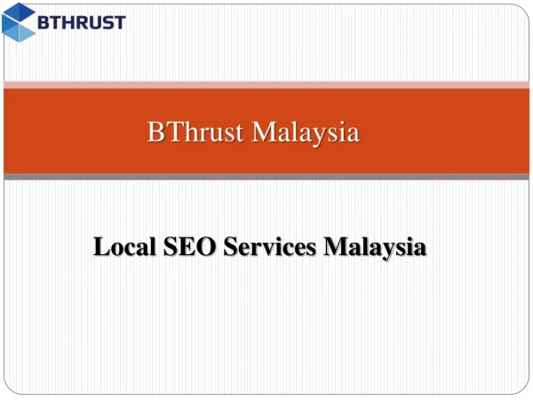 Local SEO Services in Malaysia