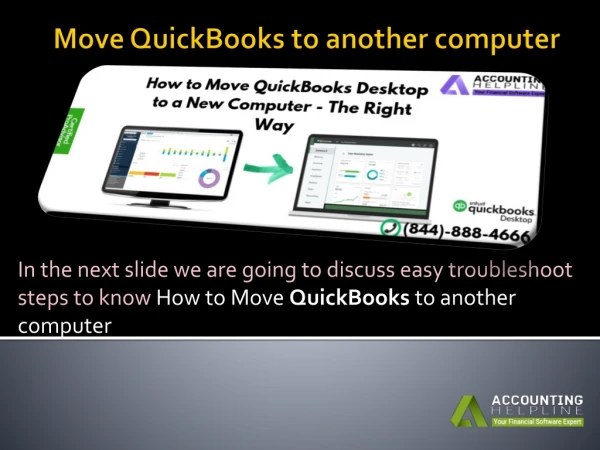 How to Move QuickBooks to Another Computer?