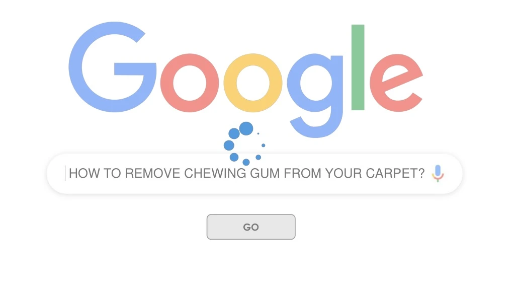 how to remove chewing gum from your carpet