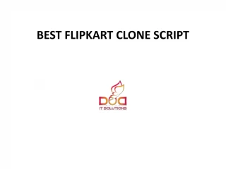 Flipkart Clone Script | WEBSITE SCRIPTS - slide 1
