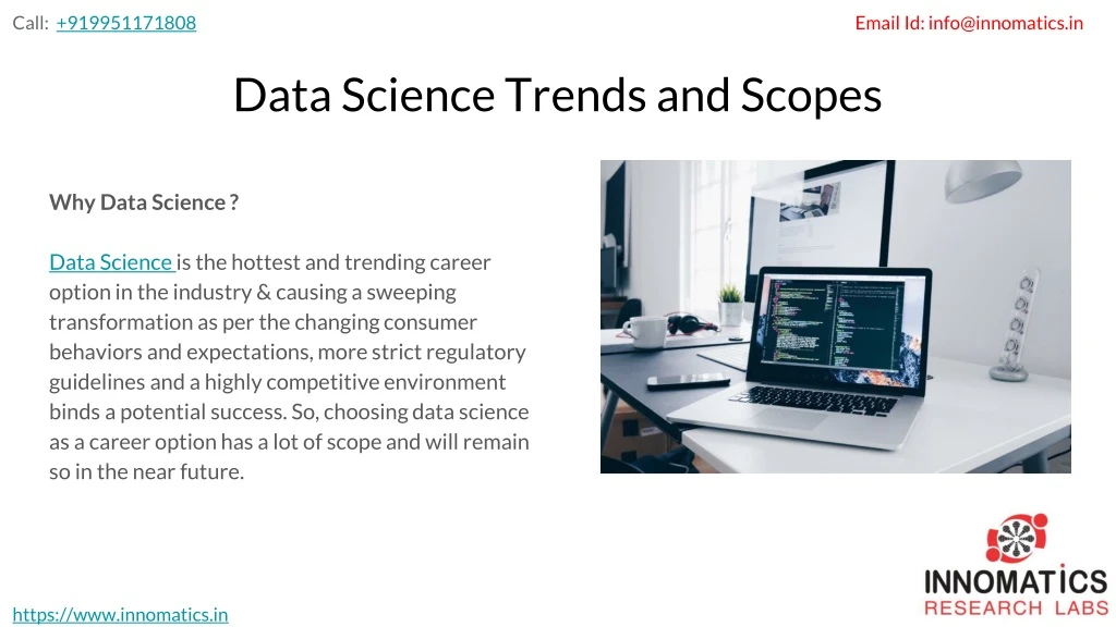 data science trends and scopes