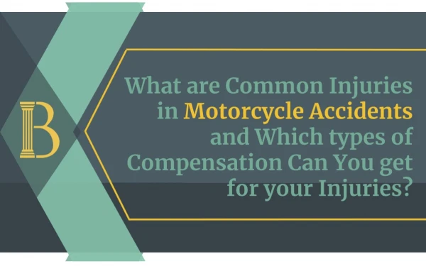 What are Common Injuries in Motorcycle Accidents and Which types of Compensation Can You get for your Injuries?