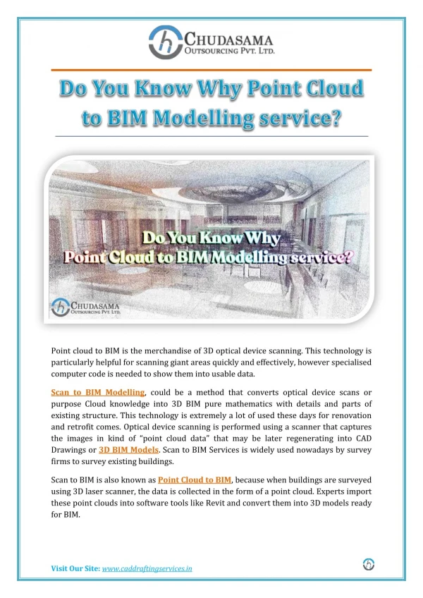 Do You Know Why Point Cloud To BIM Modelling Services? - COPL