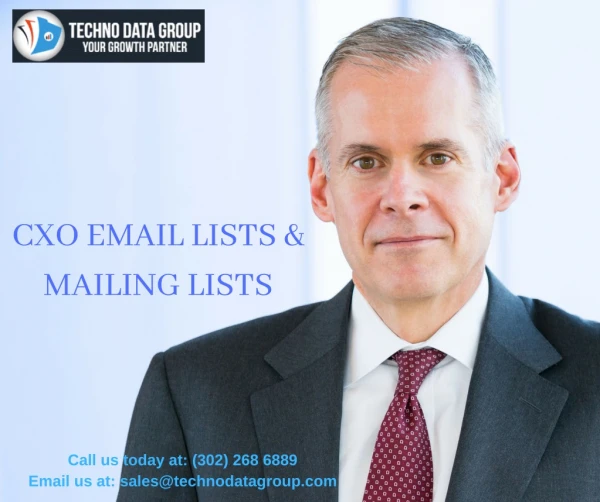 CXO Email Lists & mailing Lists | Chief Experience Officer Email Lists in USA