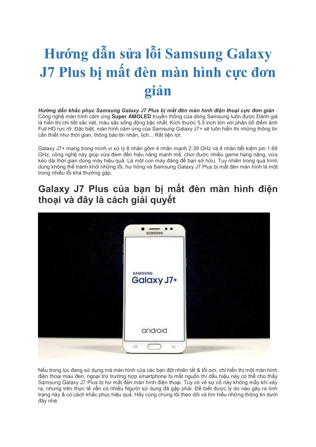 h ng d n s a l i samsung galaxy j7 plus