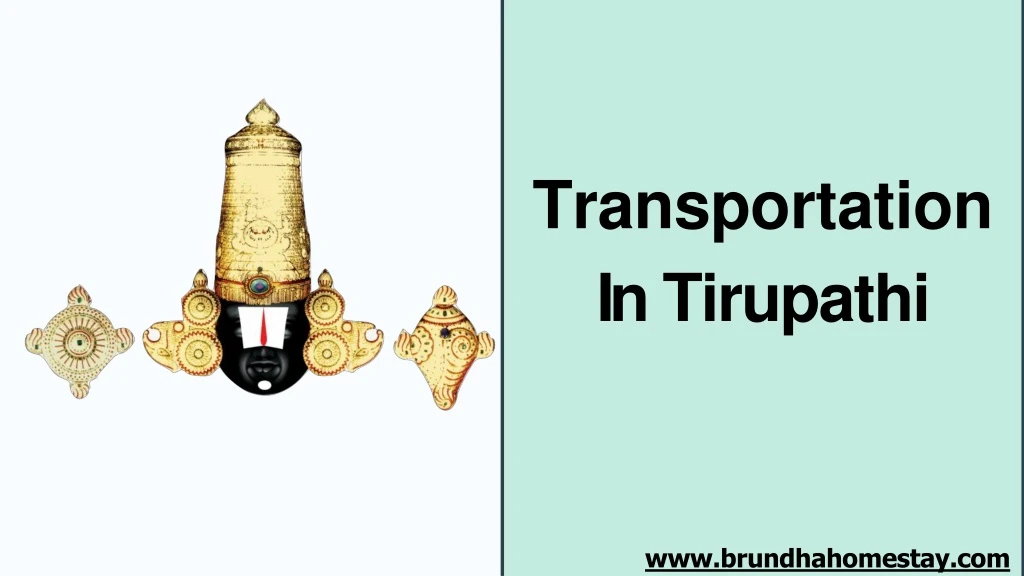transportation in tirupathi