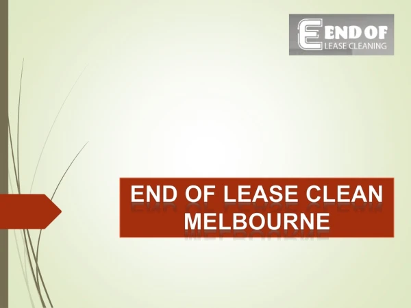 High Quality End of Lease Cleaning Services in Melbourne | Call 0424 481 143