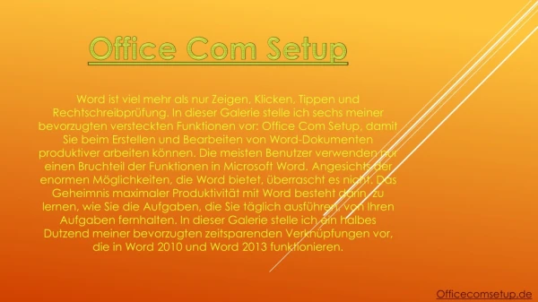 6 Nützliche Funktionen von MS Word | Office Com Setup