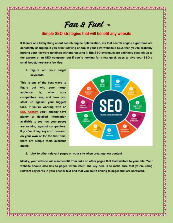 Simple SEO strategies that will benefit any website