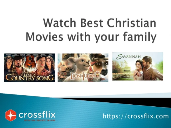 Watch Best Christian movies with Crossflix