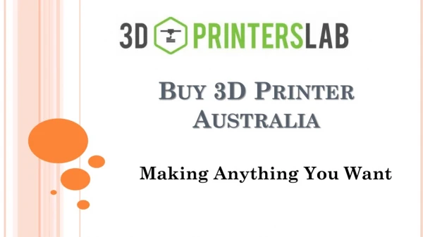 Buy 3D Printer Australia-3D Printers Lab