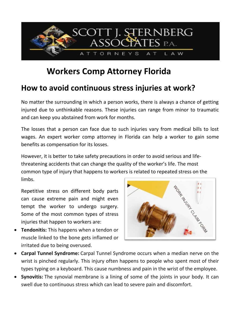 workers comp attorney florida