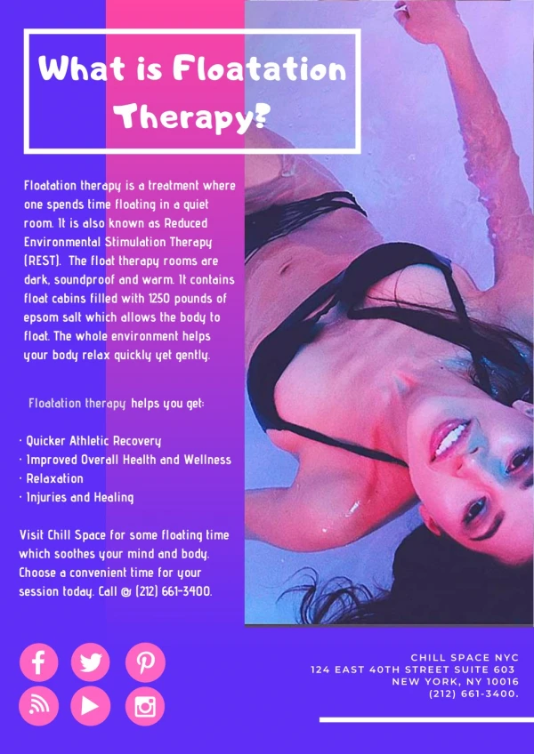 What is Floatation Therapy?