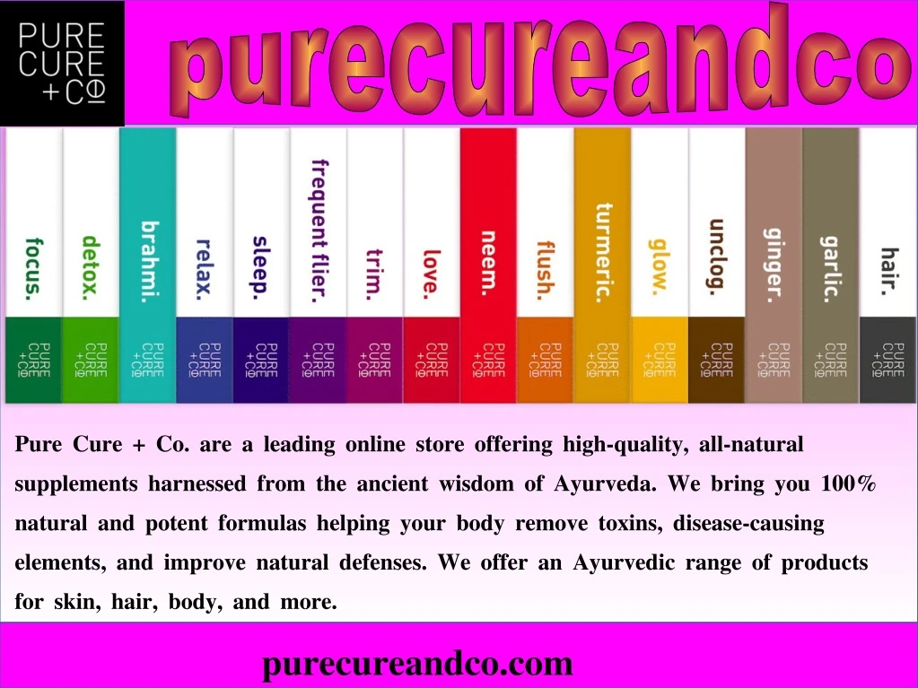 pure cure co are a leading online store offering