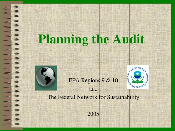 Planning the Audit