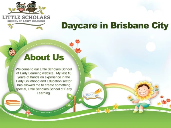 Daycare in Brisbane City - My Little Scholars