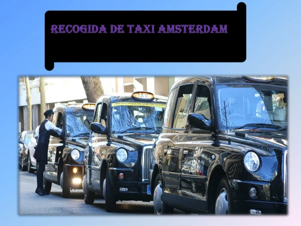 Recogida de Taxi Amsterdam