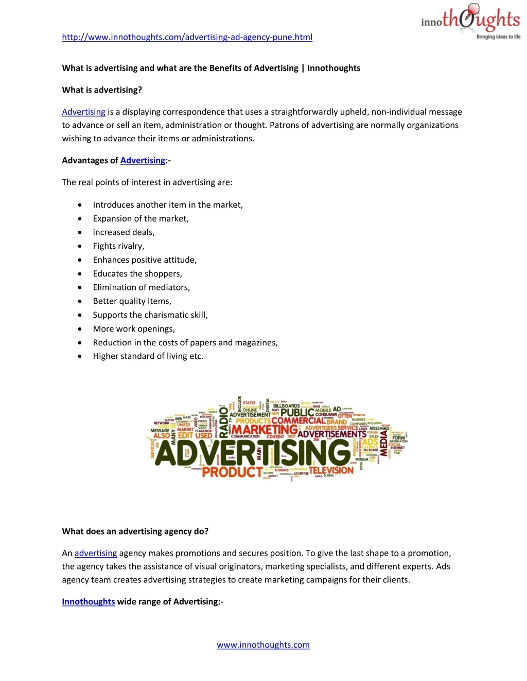 http www innothoughts com advertising ad agency