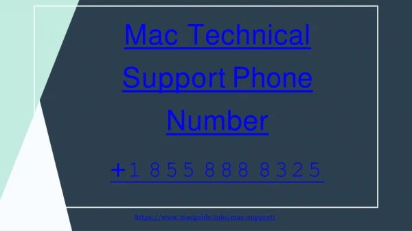 Mac Technical Support Phone Number for Mac Problems