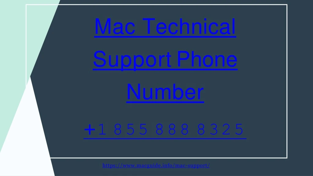 mac technical support phone number