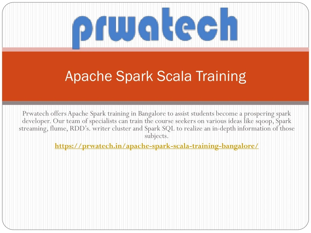 apache spark scala training