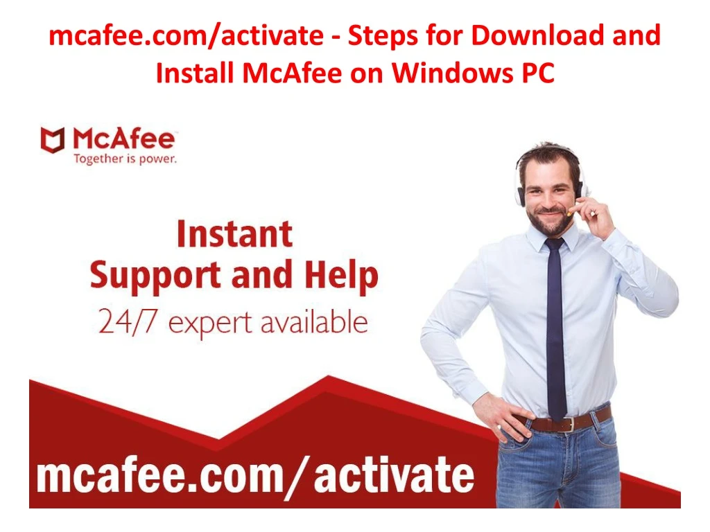 mcafee com activate steps for download and install mcafee on windows pc