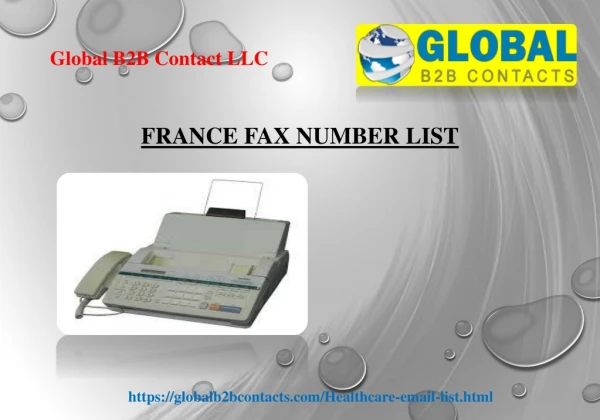France Fax Number List