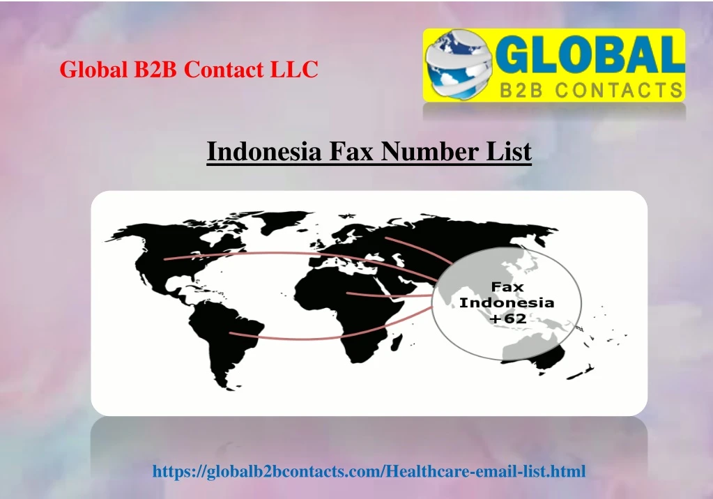 indonesia fax number list
