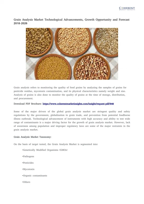 Grain Analysis Market