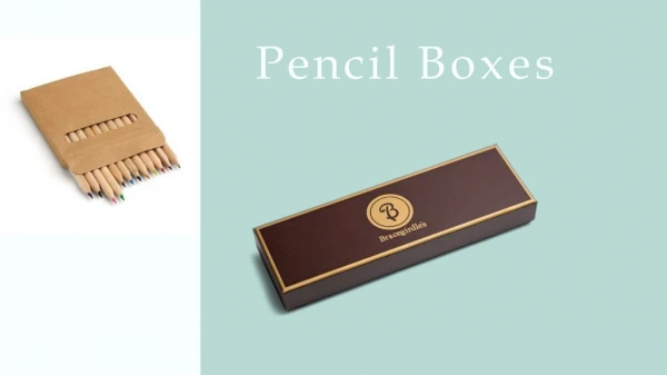 Pencil Boxes Packaging From iCustomBoxes