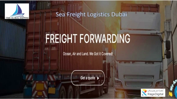 Ocean Freight Shipping Services Dubai