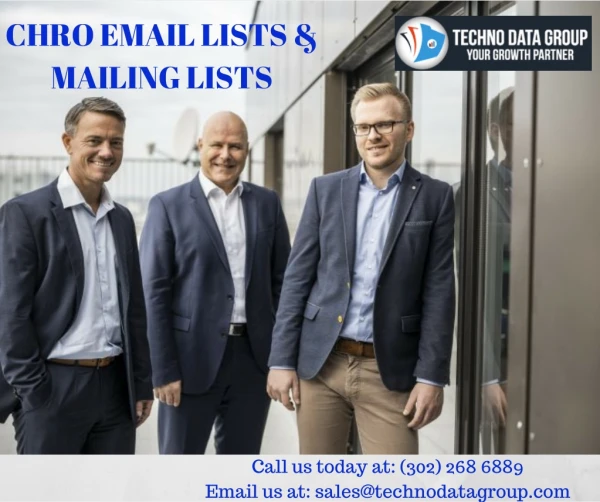 CHRO Email Lists & Mailing Lists | Chief Human Resources Officer Email Lists in USA