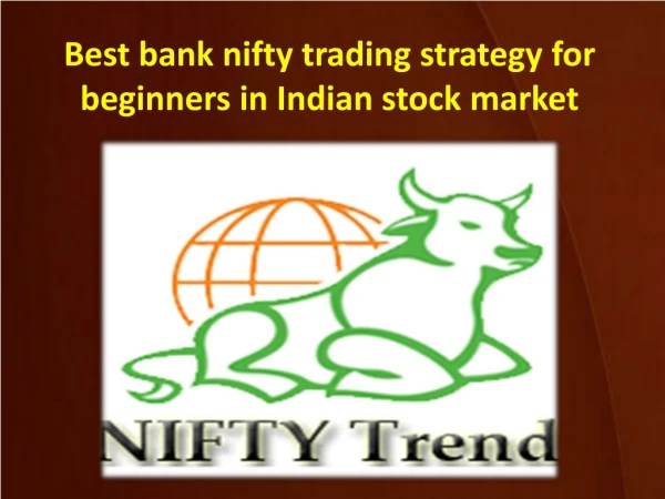 Best bank nifty trading strategy for beginners in Indian stock market