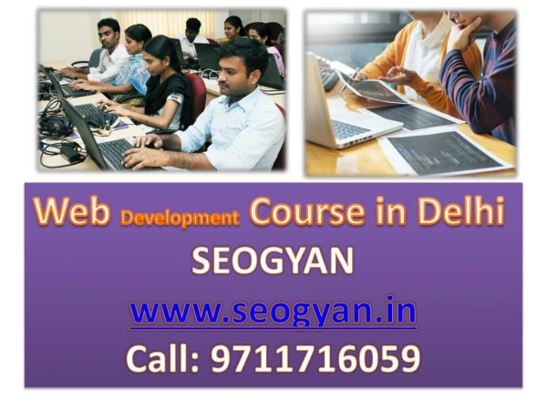 Best Web Development Institute in Delhi