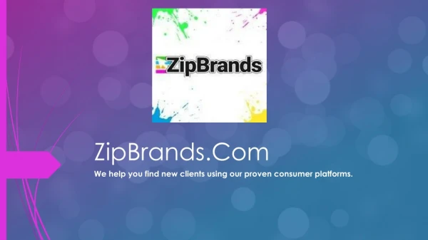 ZipBrands- Best Lead Providers