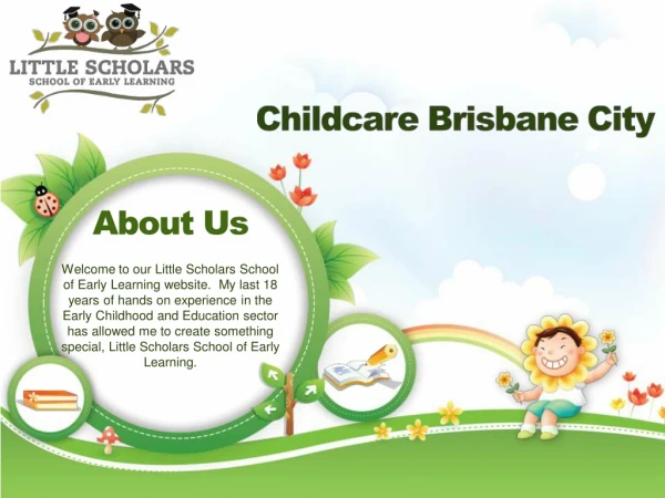 Childcare Brisbane City - My Little Scholars