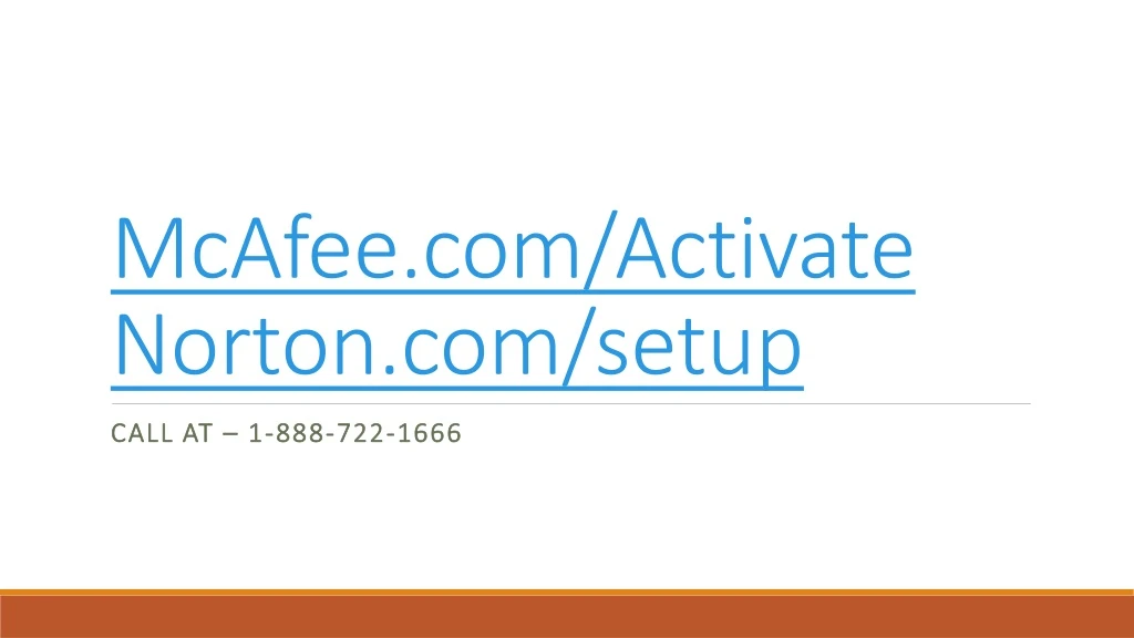 mcafee com activate norton com setup