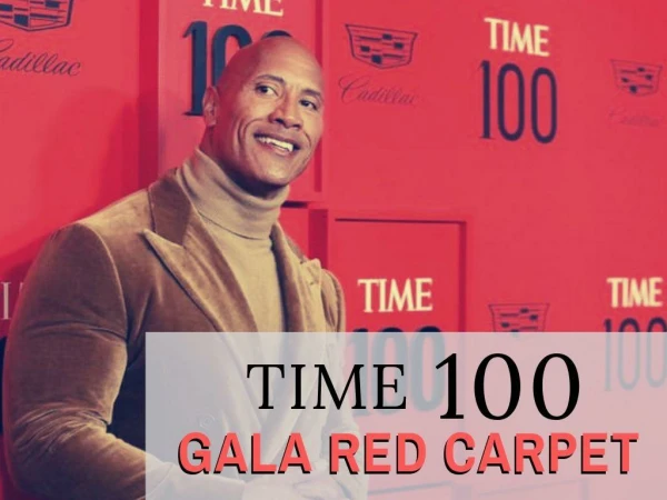 Time 100 Gala red carpet