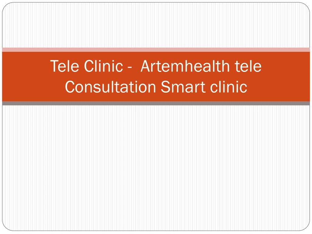 tele clinic artemhealth tele consultation smart clinic