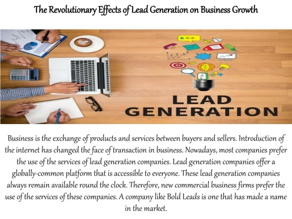 The Revolutionary Effects of Lead Generation on Business Growth